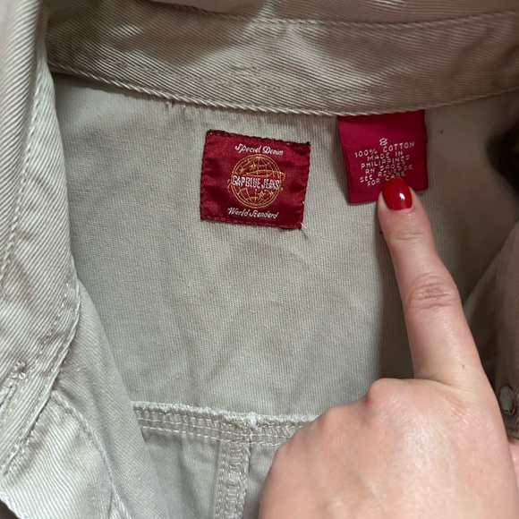 Vintage Gap Blue Jeans World Standard dress sz 8 - Picture 2 of 2